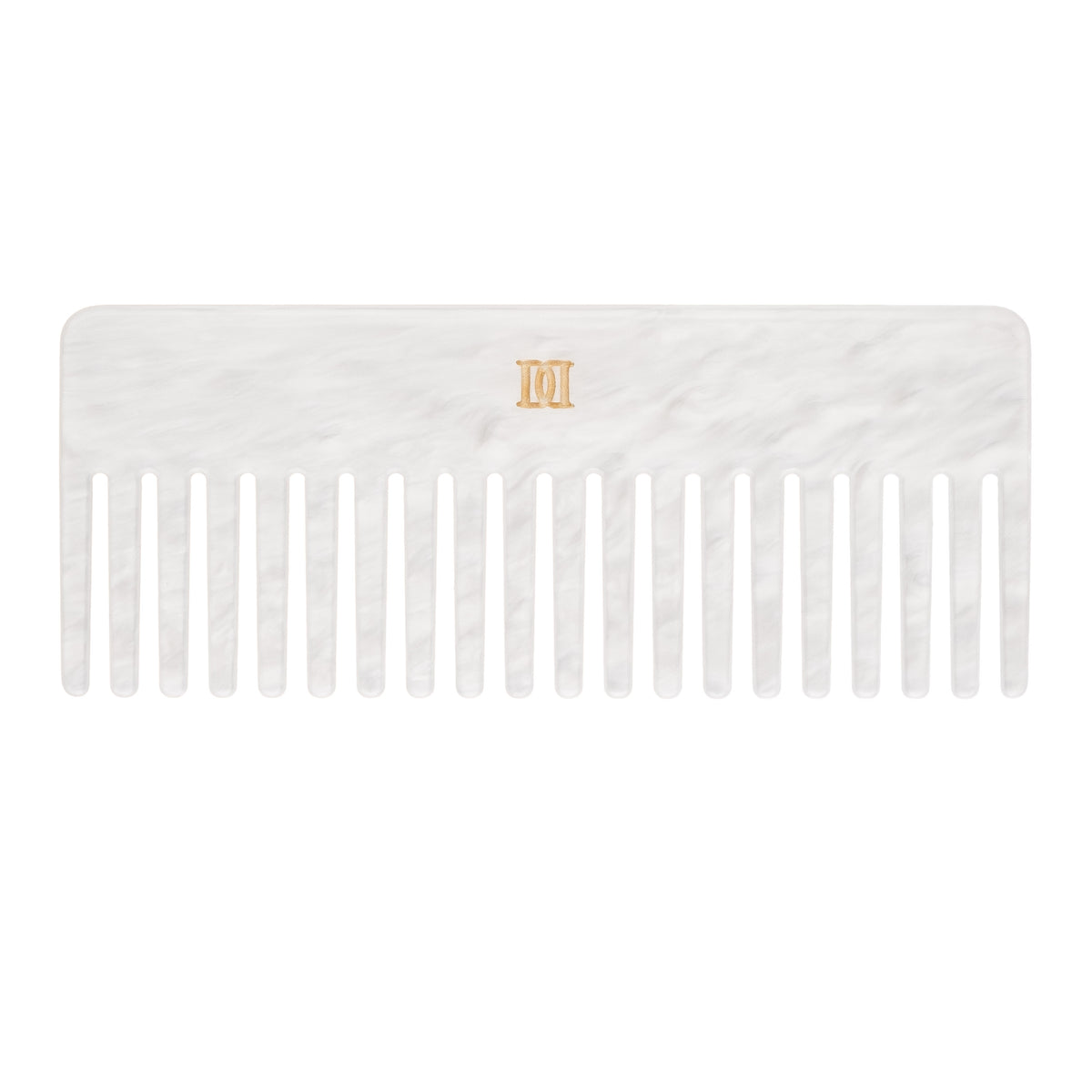 HAIR COMB BRIGHT WHITE