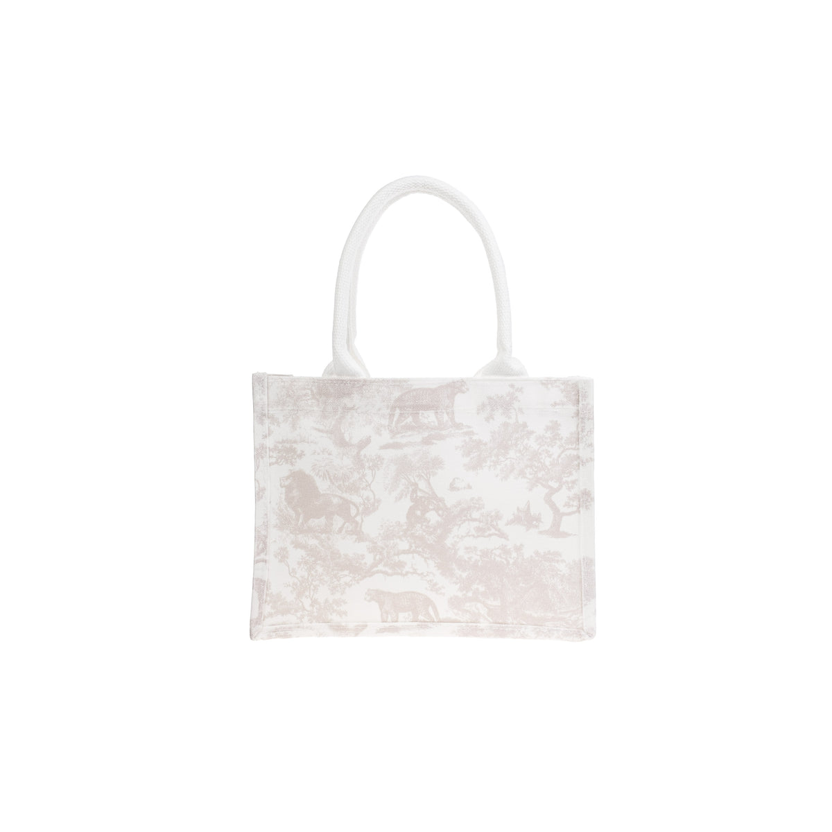 CANVAS TOTE SMALL SAND SAVANNAH PATTERN