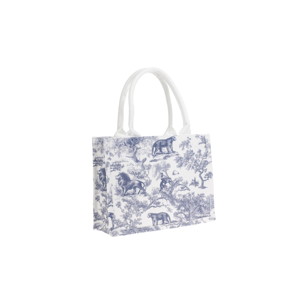CANVAS TOTE SMALL COUNTRY BLUE SAVANNAH PATTERN