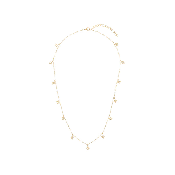 CRYSTAL STAR CHARM NECKLACE