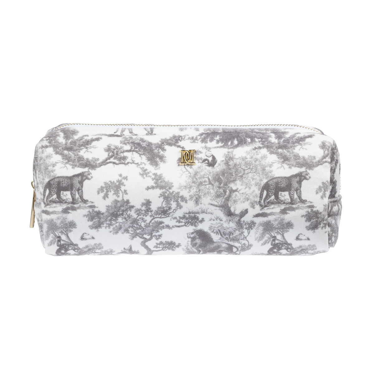 VELVET TOOL POUCH GREY SAVANNAH PATTERN