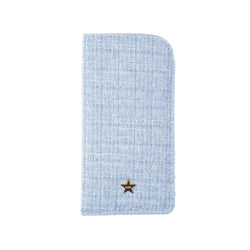 TWEED EYEWEAR CASE COOL BLUE