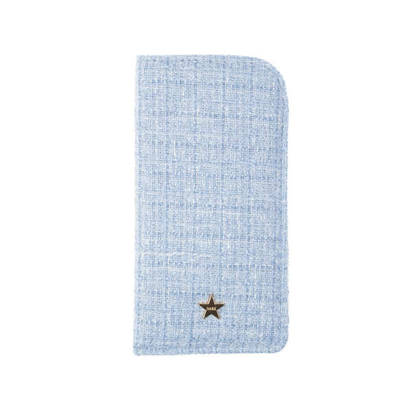 TWEED EYEWEAR CASE COOL BLUE
