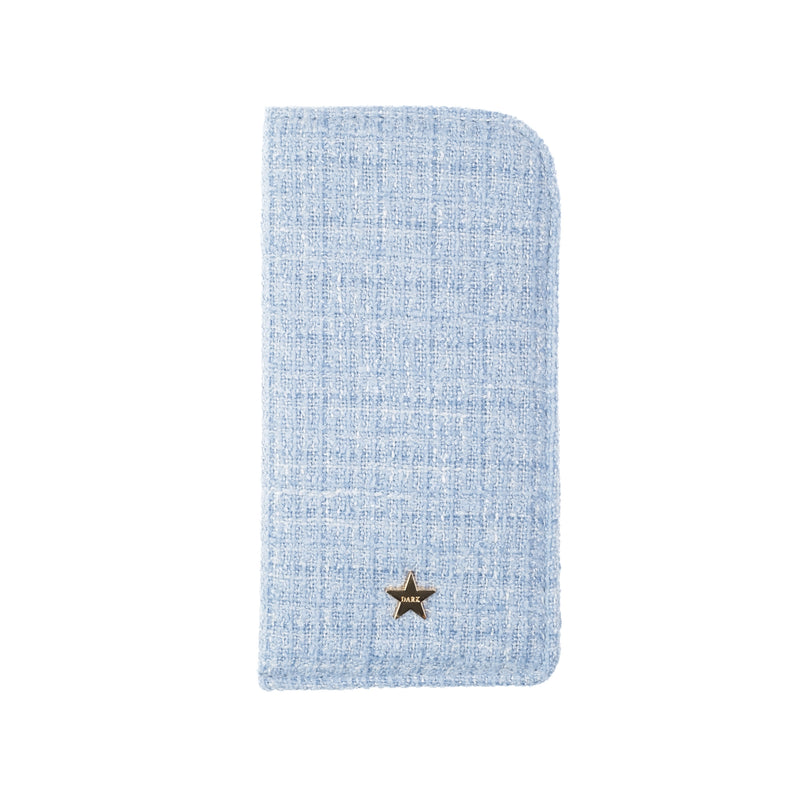 TWEED EYEWEAR CASE COOL BLUE