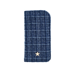 TWEED EYEWEAR CASE GRISALLE BLUE