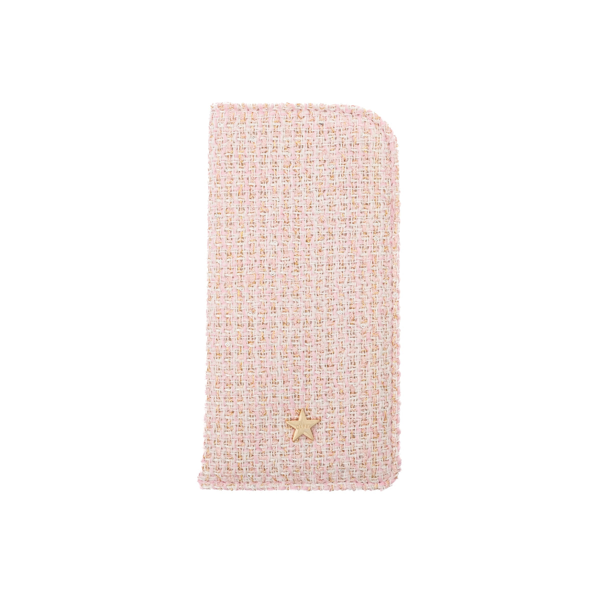VELVET QUILTED EYEWEAR CASE SPARKLED PALE ROSE VELVET QUILTED EYEWEAR CASE SPARKLED PALE ROSE