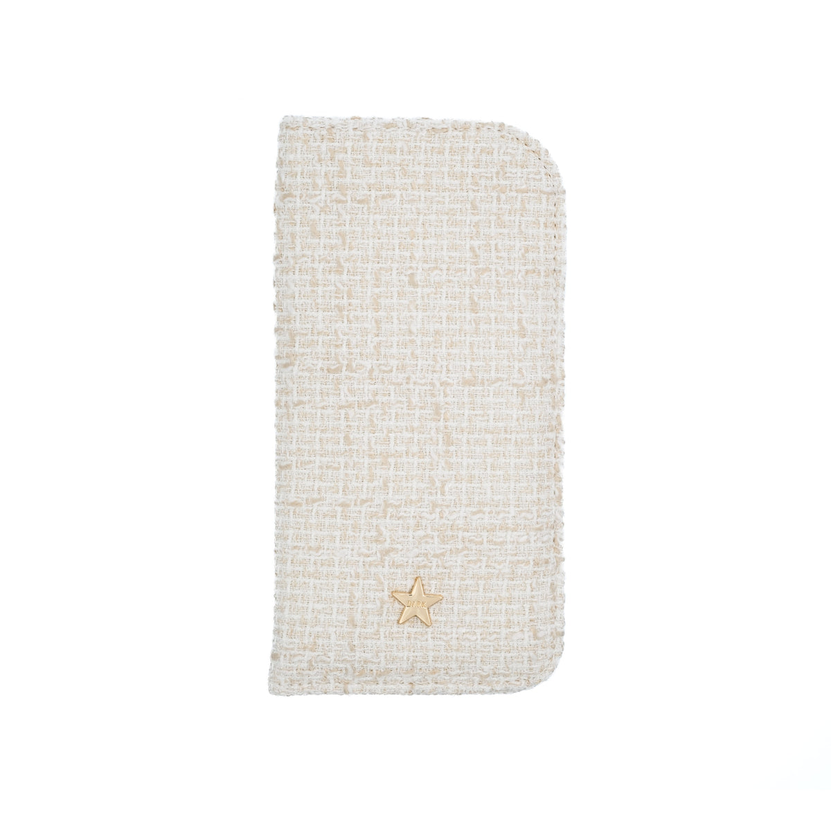 TWEED EYEWEAR CASE OFF WHITE W/SAND