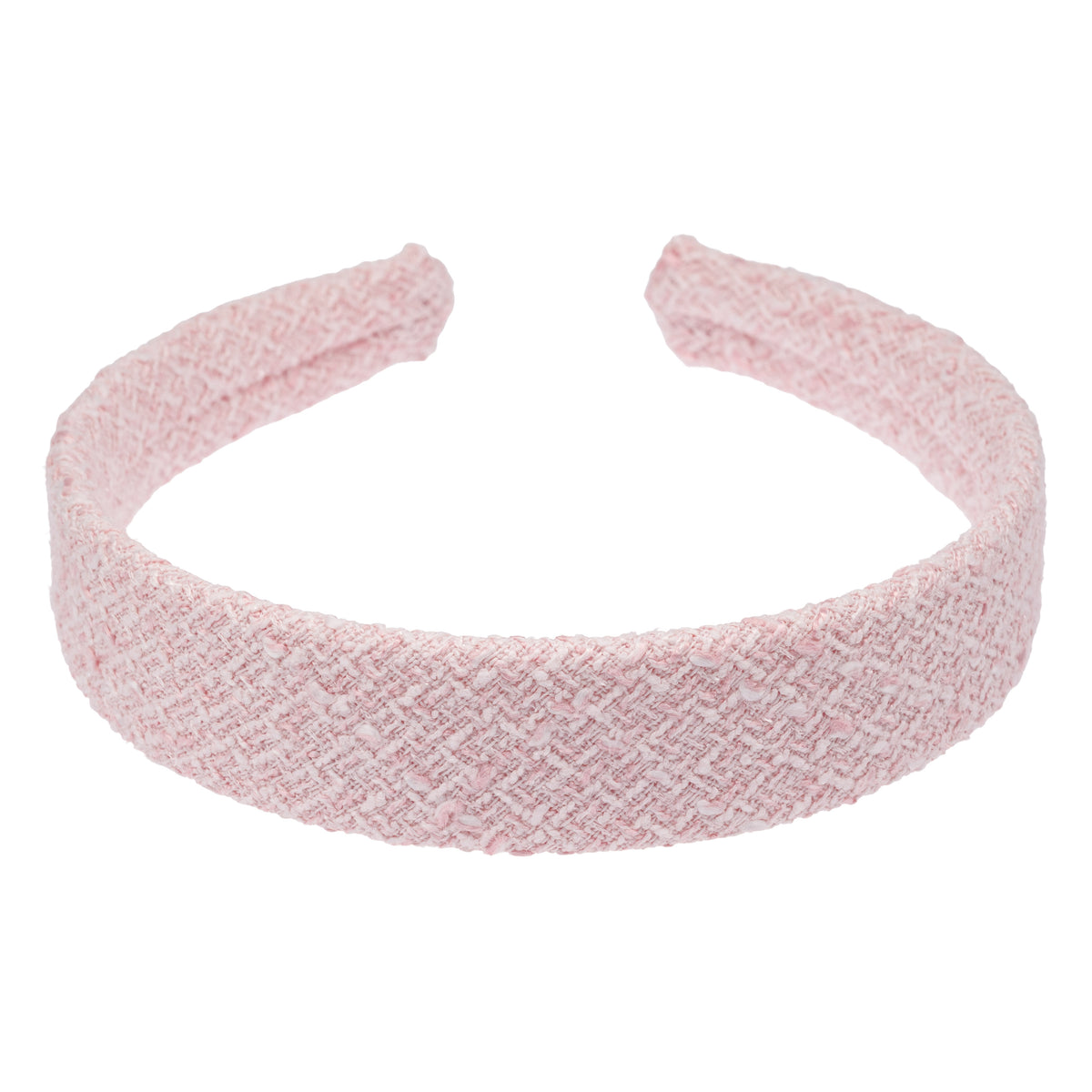 TWEED HAIR BAND COTTON CANDY