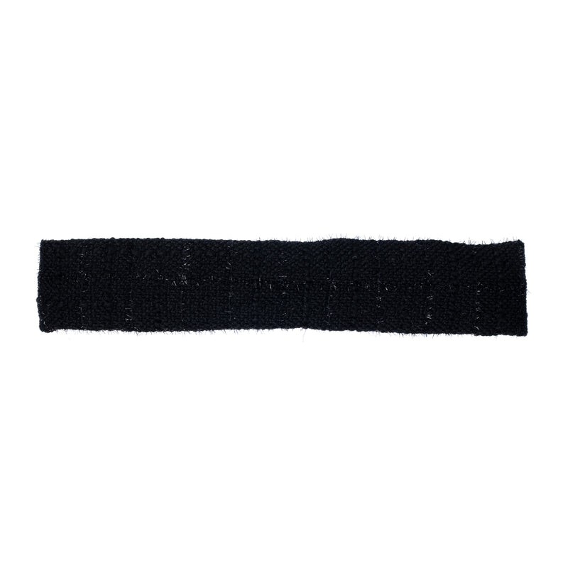 TWEED HEADBAND BLACK