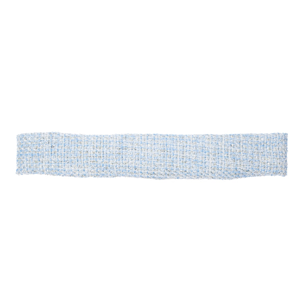 TWEED HEADBAND LIGHT BLUE