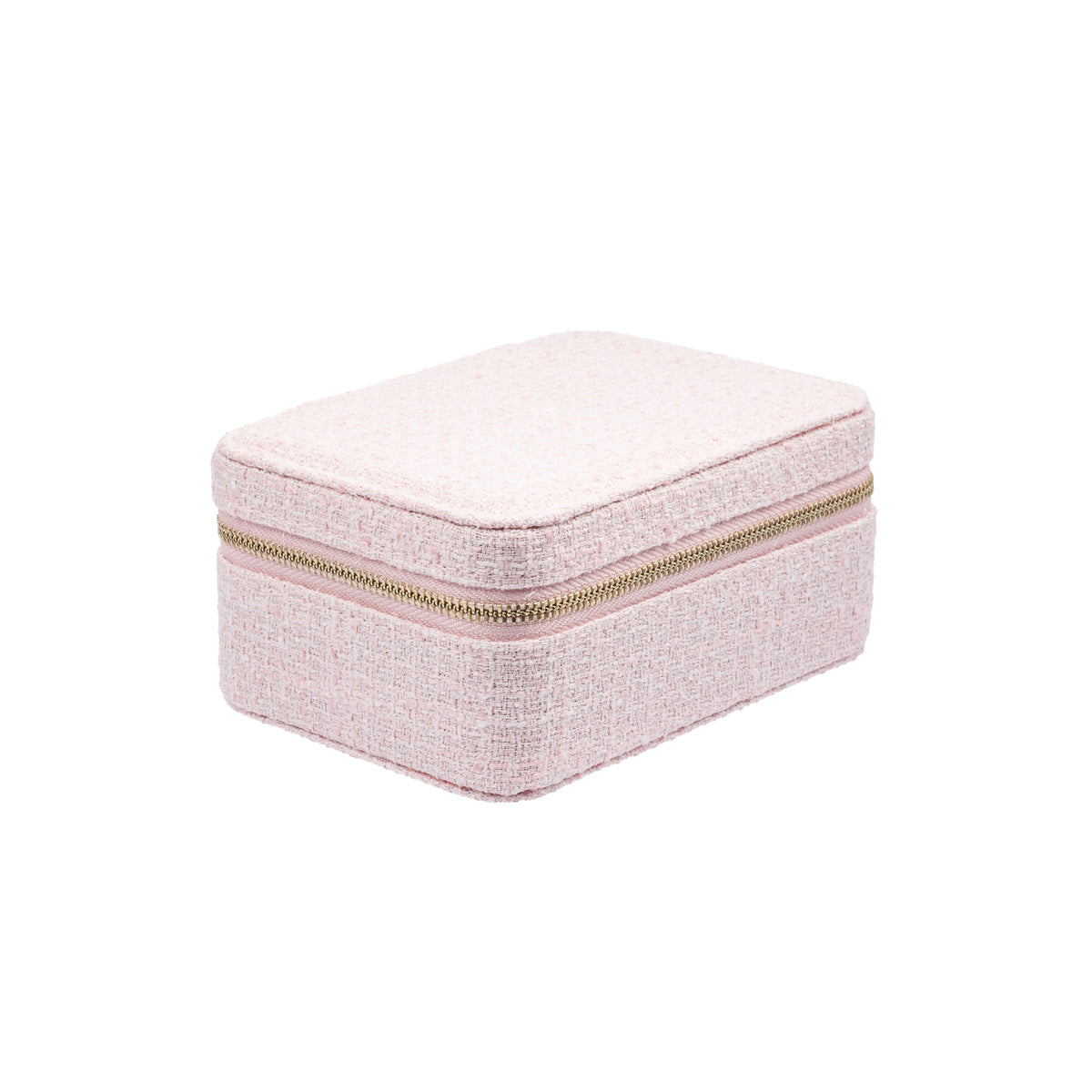TWEED JEWELLERY BOX COTTON CANDY