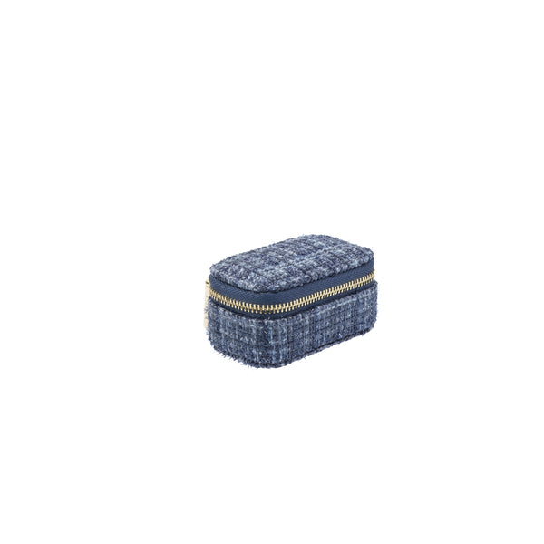TWEED JEWELLERY BOX MICRO GRISALLE BLUE