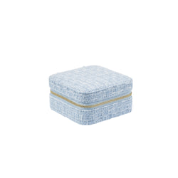 TWEED JEWELLERY BOX MINI COOL BLUE