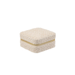 TWEED JEWELLERY BOX MINI SAND