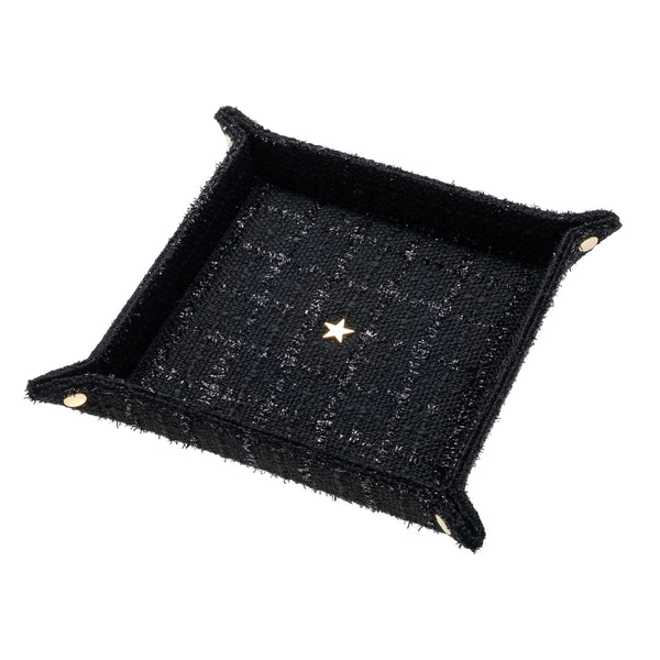 TWEED JEWELLERY TRAY MEDIUM BLACK