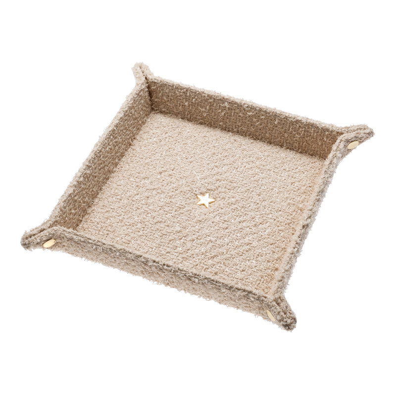 TWEED JEWELLERY TRAY MEDIUM SAND
