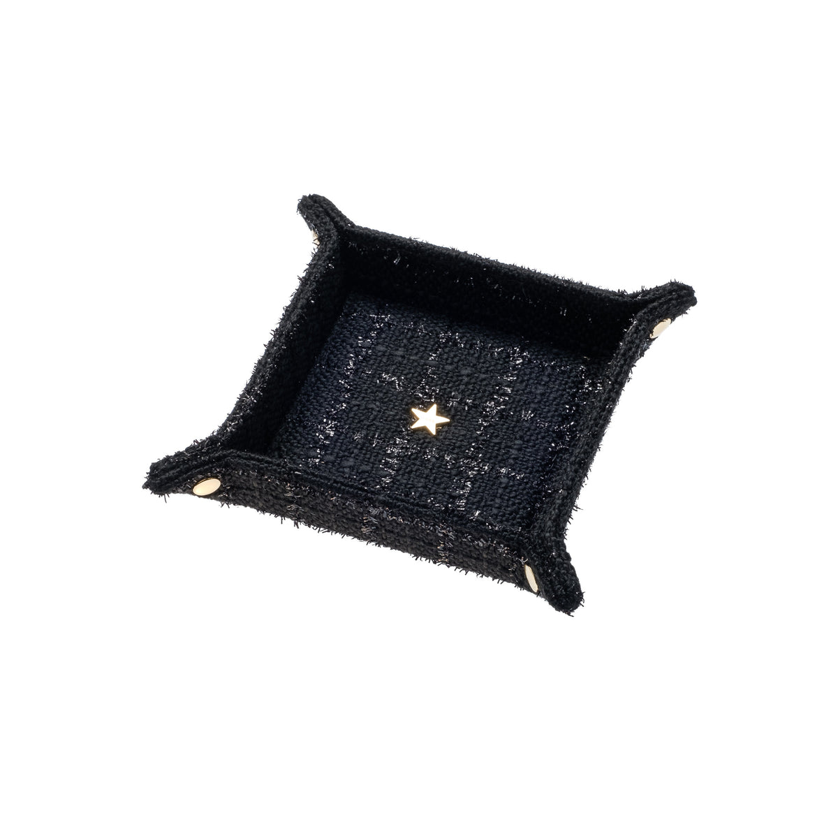 TWEED JEWELLERY TRAY SMALL BLACK