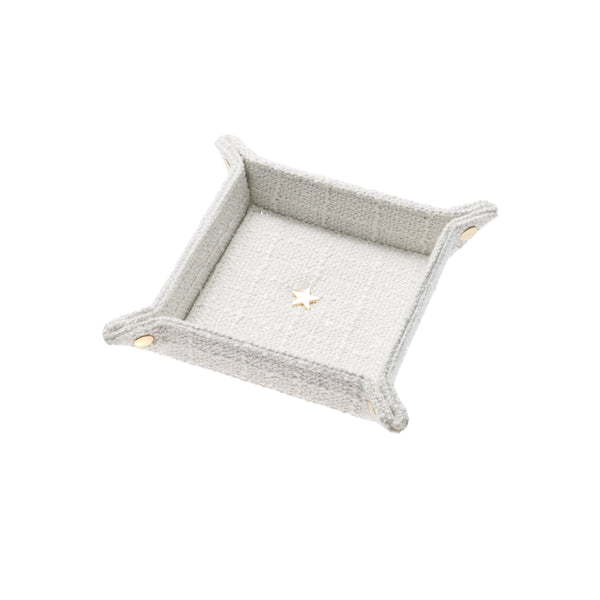 TWEED JEWELLERY TRAY SMALL OFF WHITE