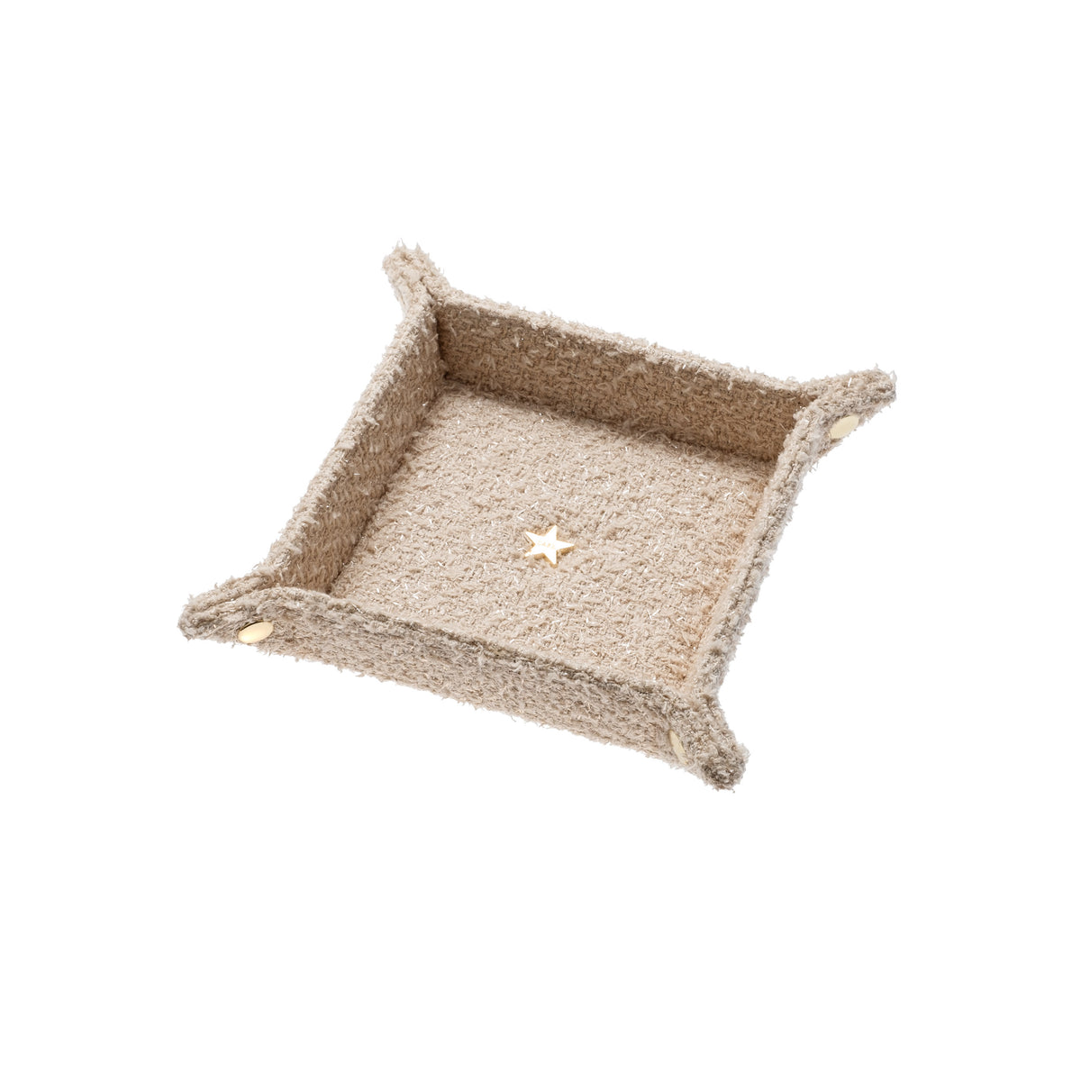 TWEED JEWELLERY TRAY SMALL SAND