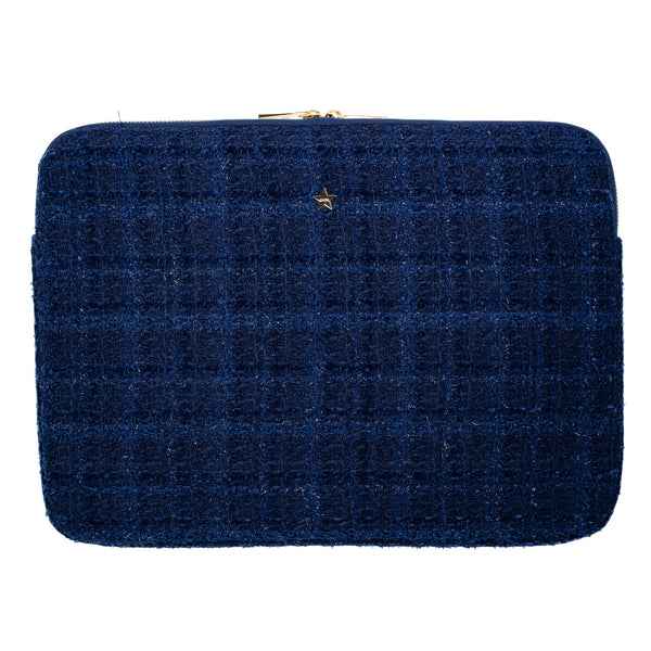 TWEED MAC COVER DARK NAVY BLUE