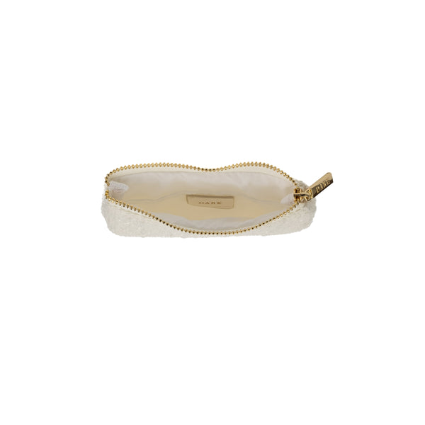 TWEED MINI POUCH OFF WHITE