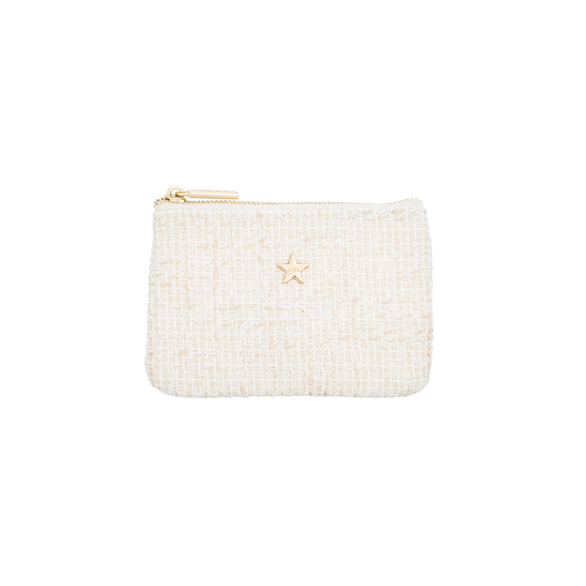 TWEED MINI POUCH OFF WHITE W/SAND