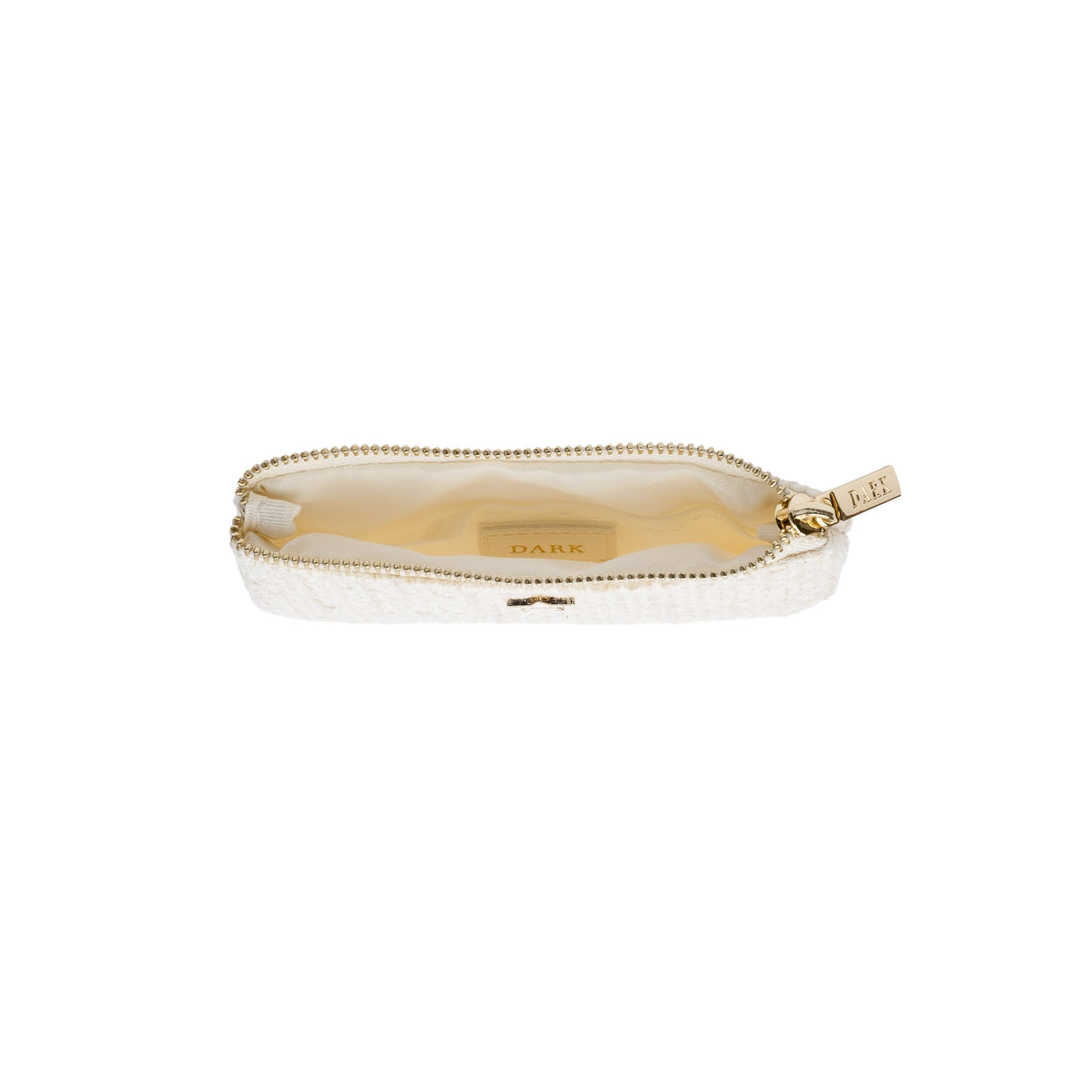 TWEED MINI POUCH OFF WHITE W/SAND