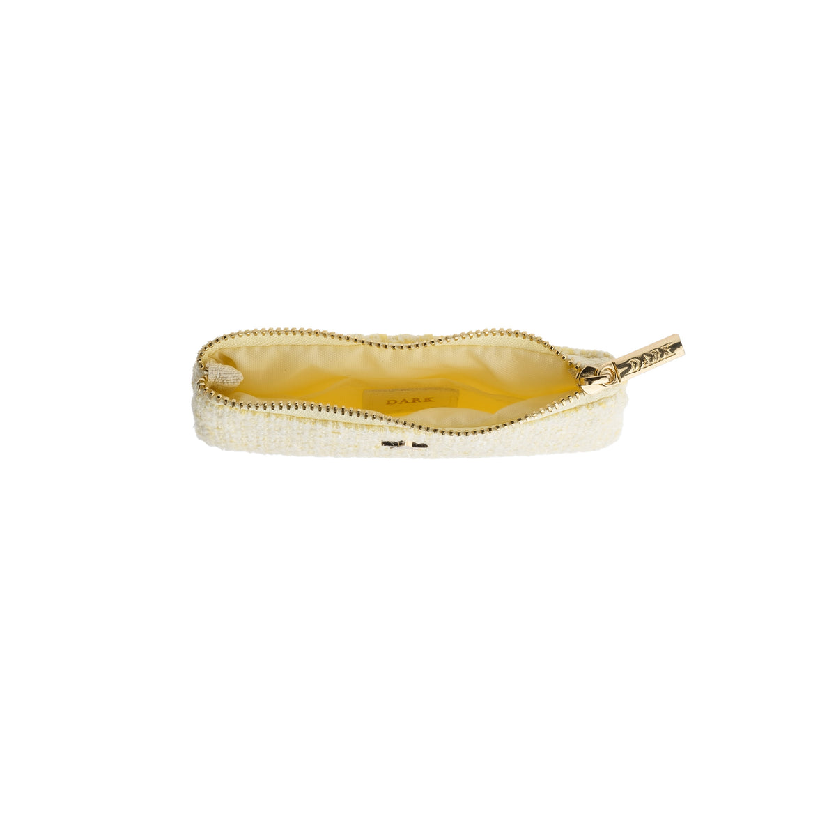 TWEED MINI POUCH PALE YELLOW