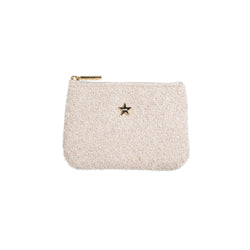 TWEED MINI POUCH SAND