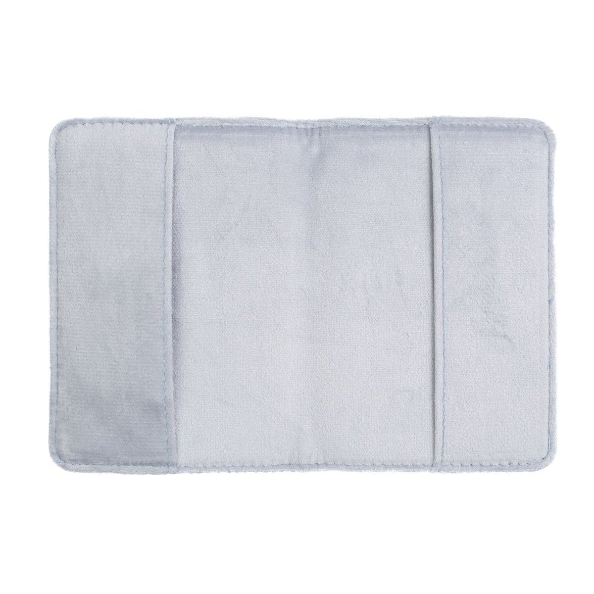 TWEED PASSPORT COVER COOL BLUE