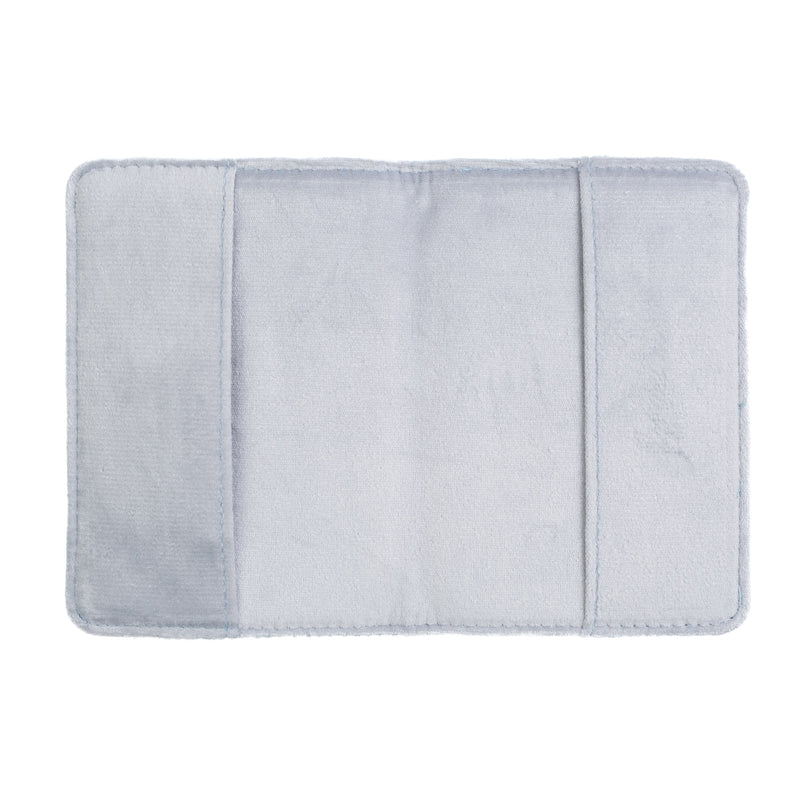 TWEED PASSPORT COVER COOL BLUE