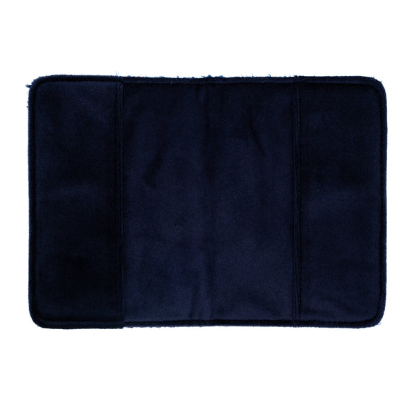 TWEED PASSPORT COVER DARK NAVY BLUE