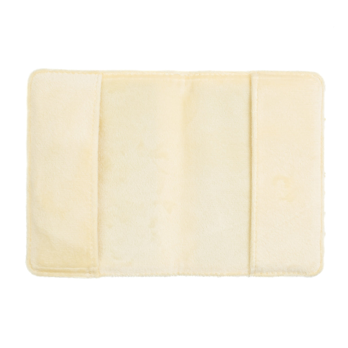 TWEED PASSPORT COVER PALE YELLOW