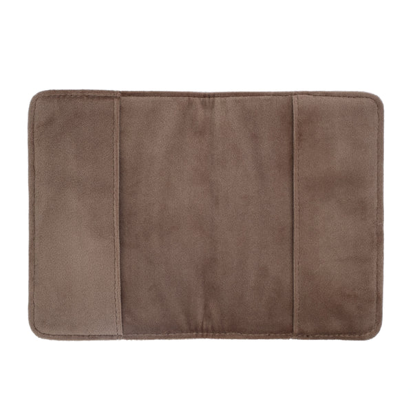 TWEED PASSPORT COVER WARM TAUPE