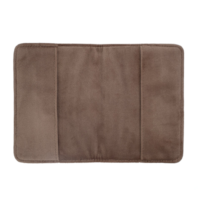 TWEED PASSPORT COVER WARM TAUPE