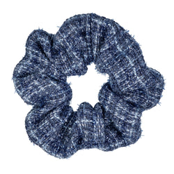 TWEED SCRUNCHIE GRISALLE BLUE