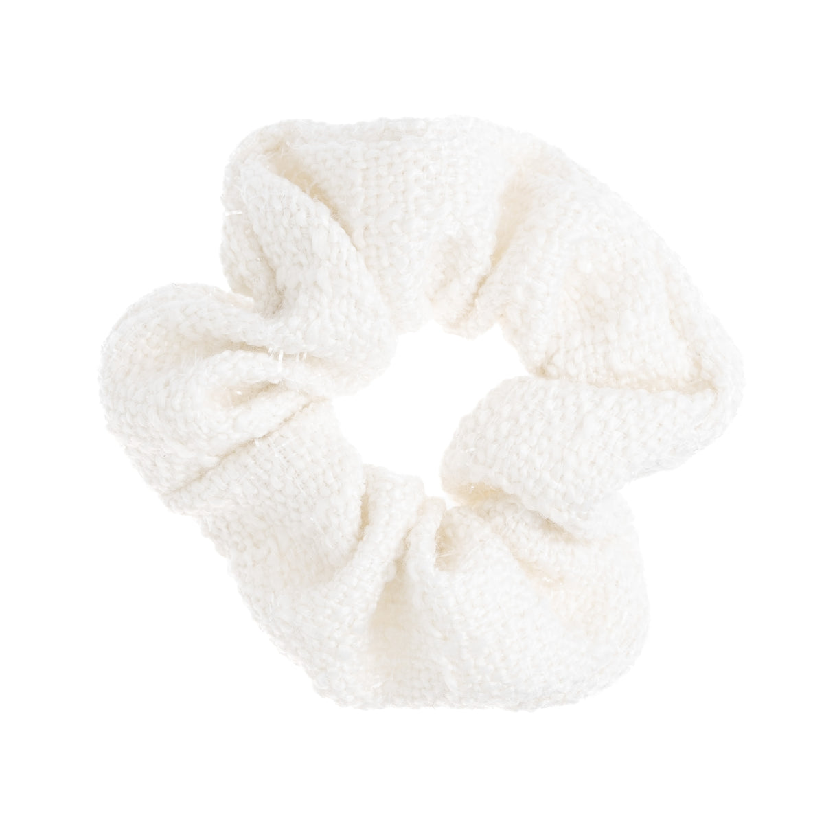 VELVET MINI SCRUNCHIE OFF WHITE VELVET MINI SCRUNCHIE OFF WHITE