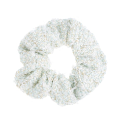 TWEED SCRUNCHIE TEAL