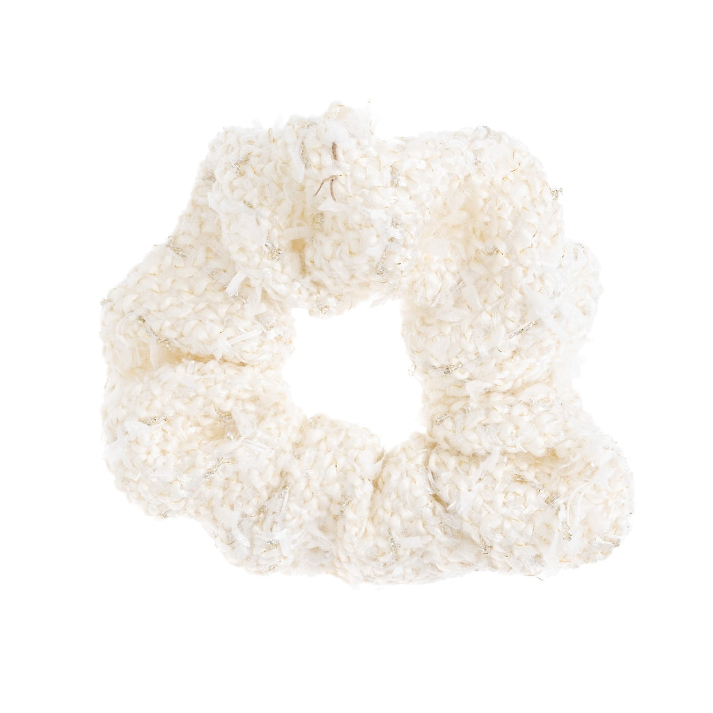 TWEED SCRUNCHIE VANILLA TWEED SCRUNCHIE VANILLA