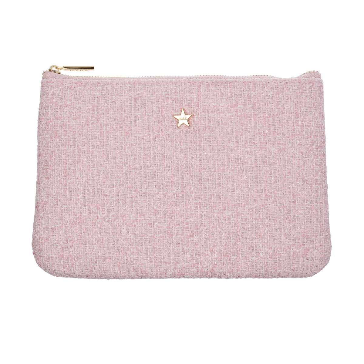 TWEED SMALL POUCH COTTON CANDY