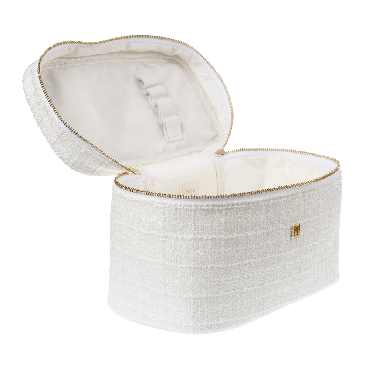 TWEED VANITY BAG LARGE OFF WHITE