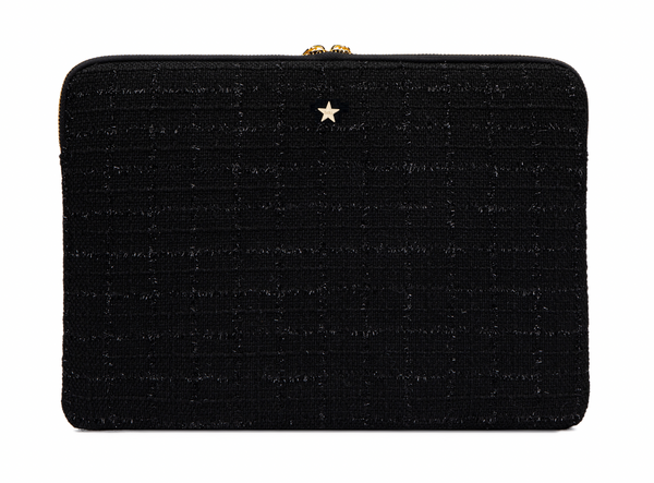 TWEED MAC COVER BLACK