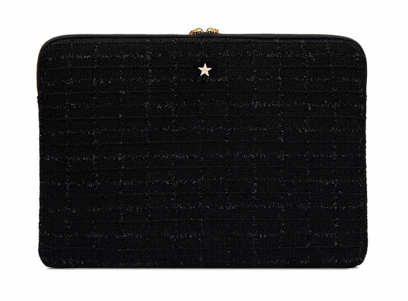 TWEED MAC COVER BLACK