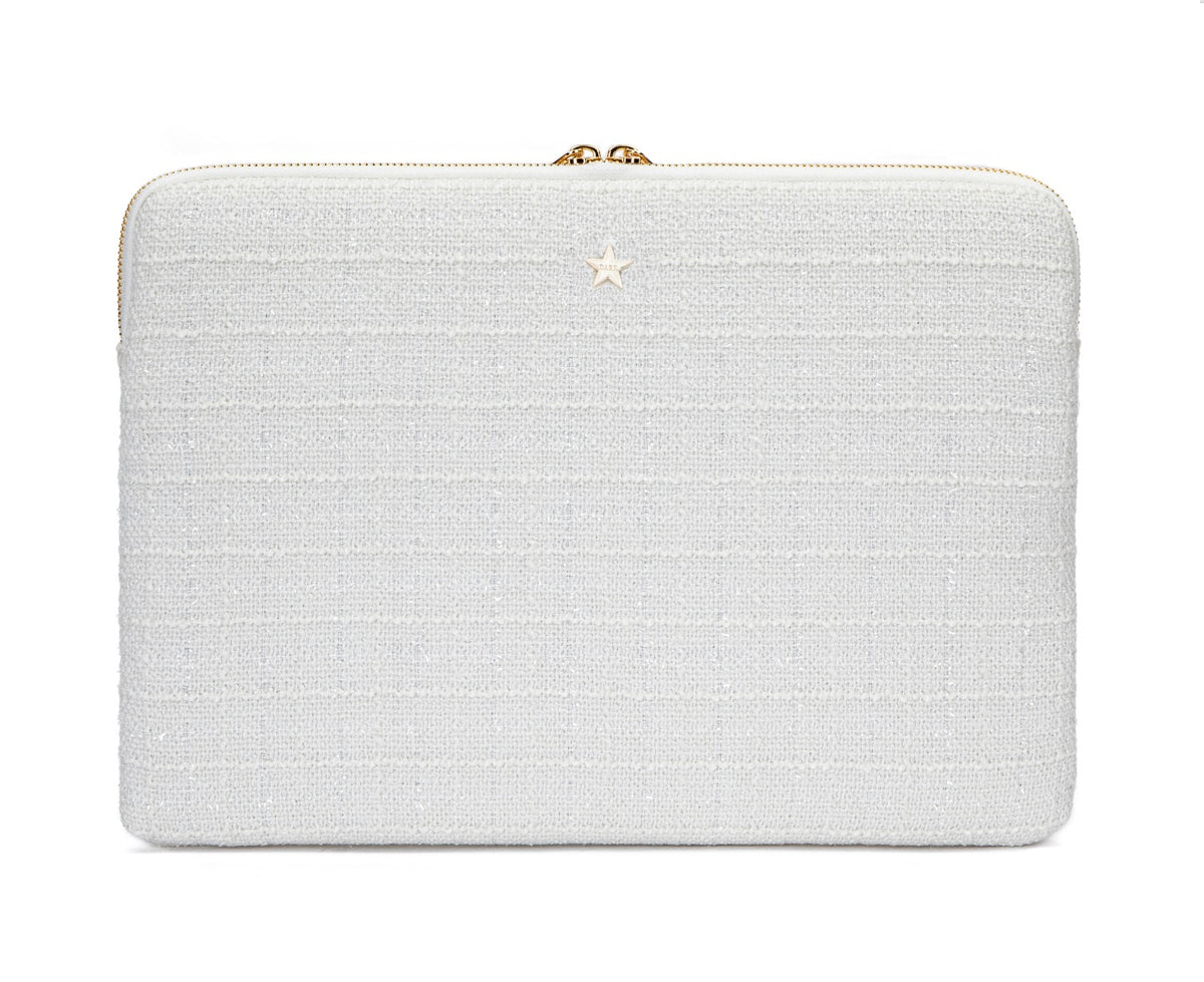 TWEED MAC COVER OFF WHITE