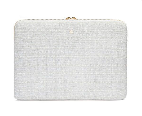 TWEED MAC COVER OFF WHITE