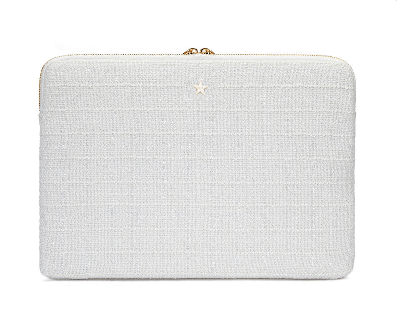 TWEED MAC COVER OFF WHITE