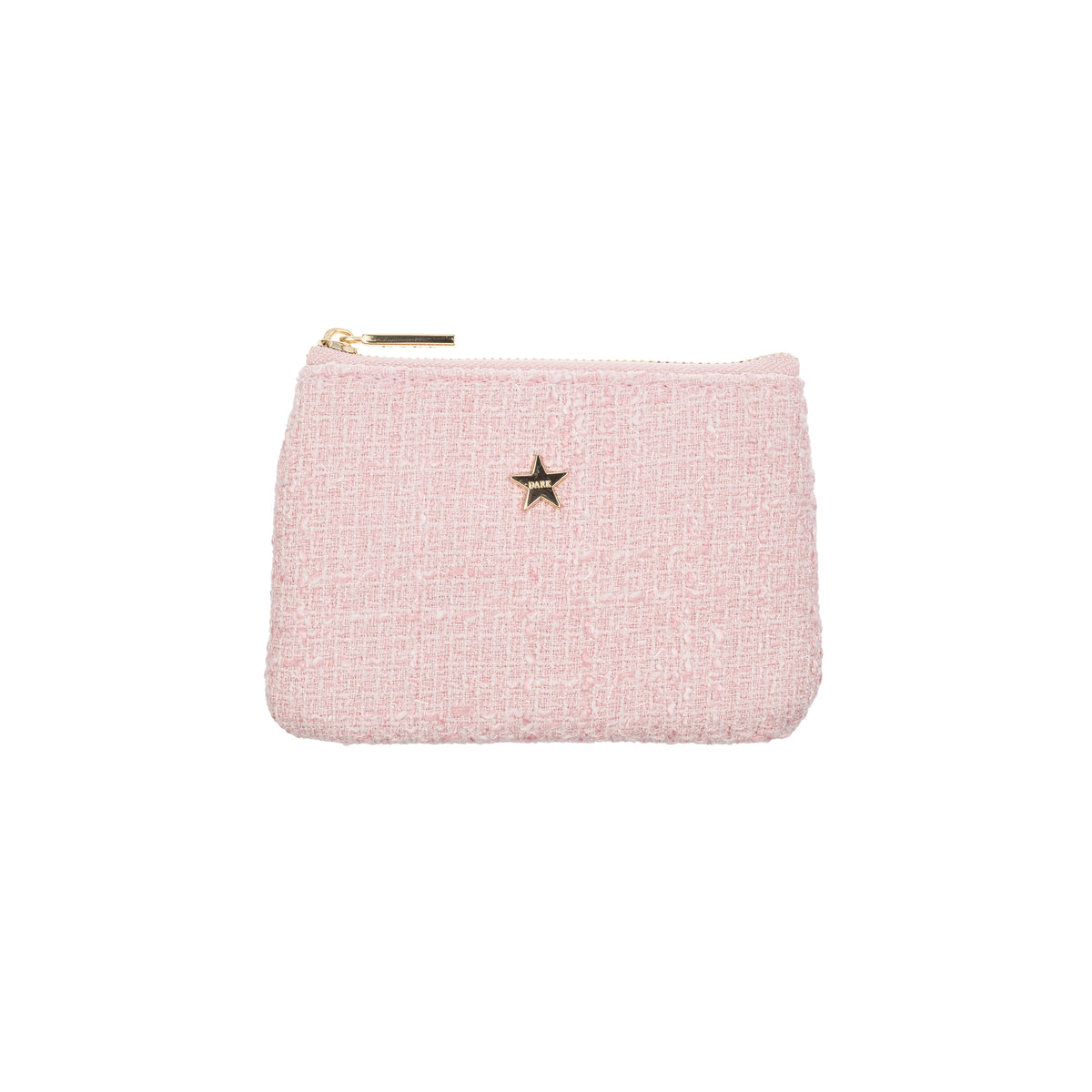 TWEED MINI POUCH COTTON CANDY