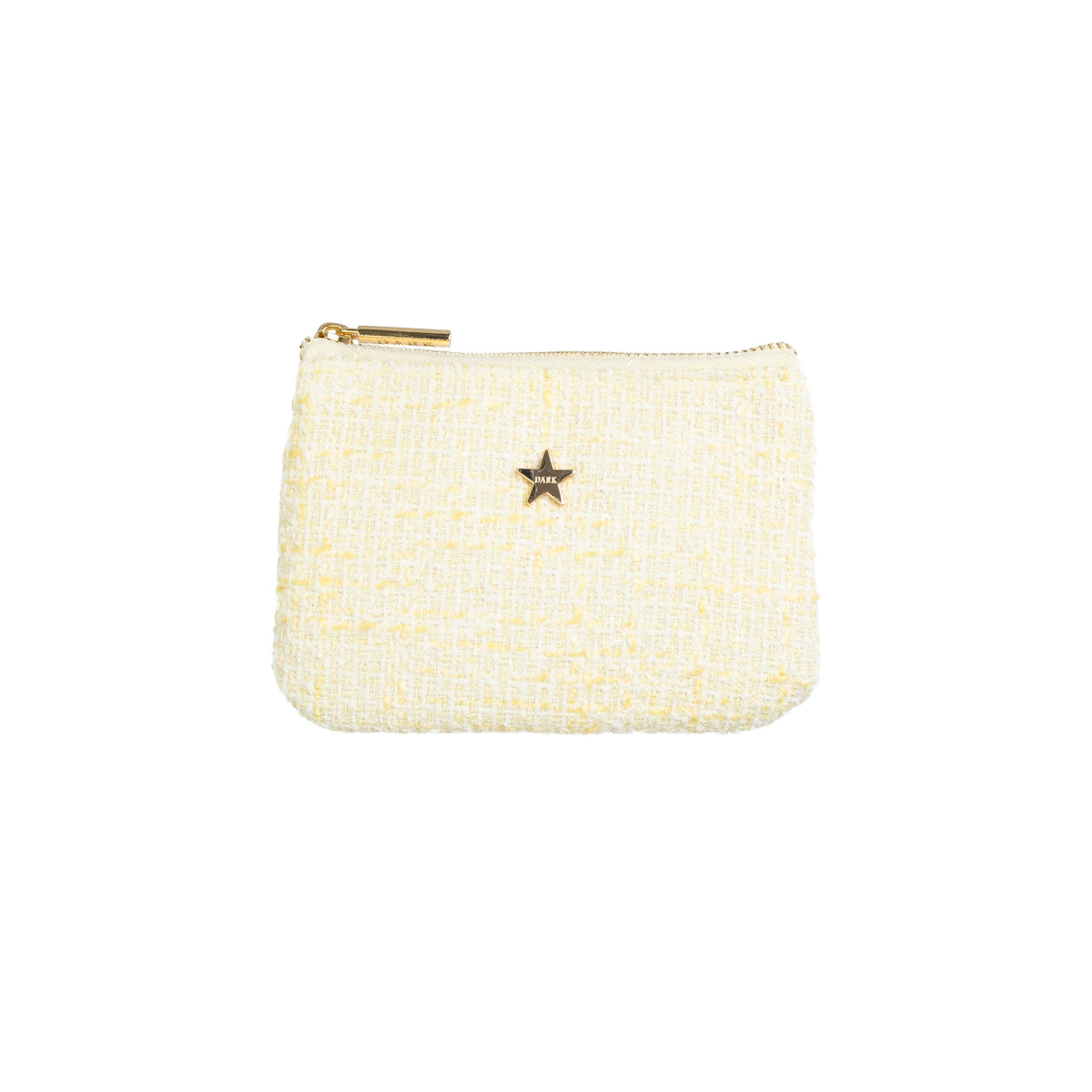 TWEED MINI POUCH PALE YELLOW