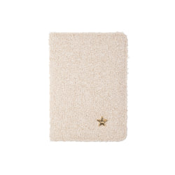 TWEED PASSPORT COVER SAND