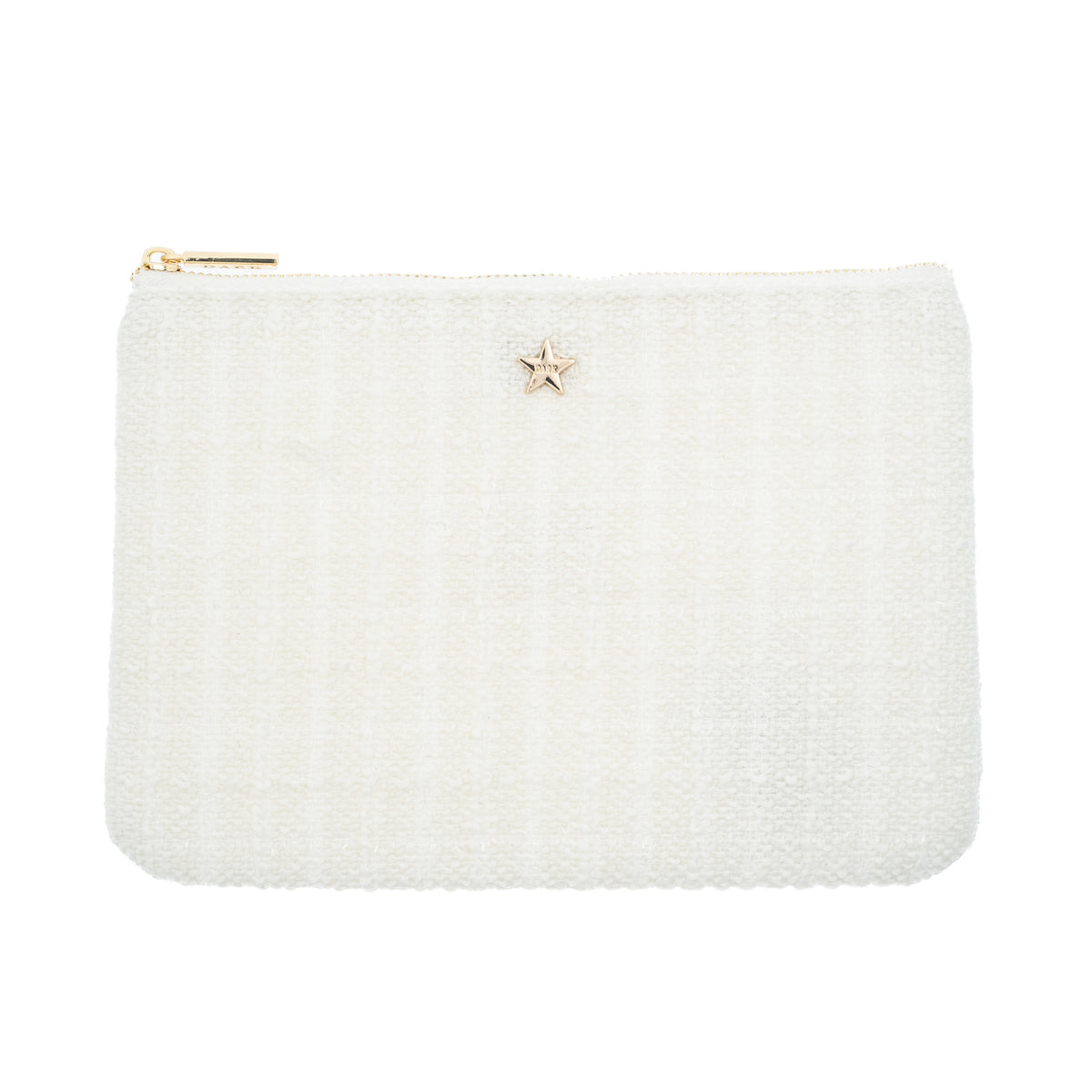 TWEED SMALL POUCH OFF WHITE
